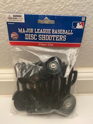Amscan Oakland Athletics MLB Disc Shooters Party Favors 12 piece package - Image 1 of 2