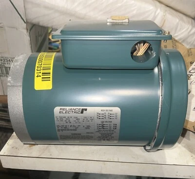 NEW RELIANCE 1.5 HP 3 PHASE MOTOR / P56H1440H  230/460 VOLT 1725 RPM 5/8 SHAFT - Image 1 of 4
