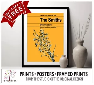 The Smiths 1986 Last Concert Poster MULTI-PRINT Three FRAMED Options EXCLUSIVE - Picture 1 of 12
