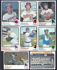 1973 Topps BB,U Pick 12, Stars,Teams,Cmns,EX/EXMT/NM,Set Builders - Picture 1 of 12