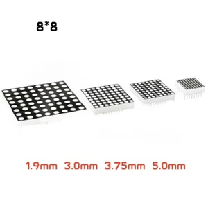 For Raspberry Arduinos Common Anode Red 16 Pin Dot Matrix Module 8x8 LED Display - Picture 1 of 6