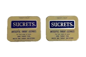 2 Vintage Sucrets Tins - Bild 1 von 2