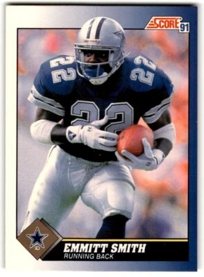 1991 Score Emmitt Smith #15 Dallas Cowboys - Image 1 of 2