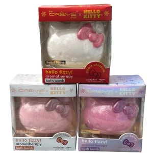 Juego de 3 bombas de baño Hello Kitty x The Creme Shop aromaterapia edición limitada efervescente - Imagen 1 de 8
