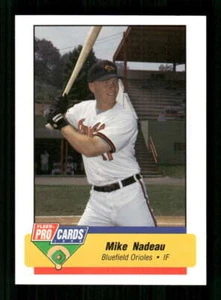 1994 Fleer Pro Cards Bluefield Orioles #3569b Mike Nadeau NM Near Mint BXCP24 - Picture 1 of 2