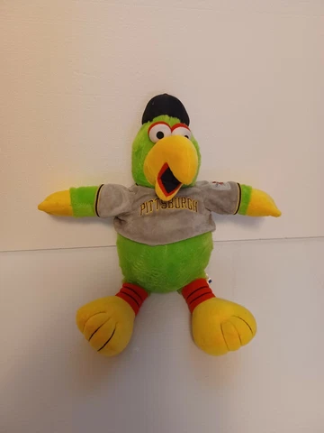 Pittsburgh PIRATES PARROT MLB Baseball Mascot PLUSH Stuffed Animal 17 inches Cover