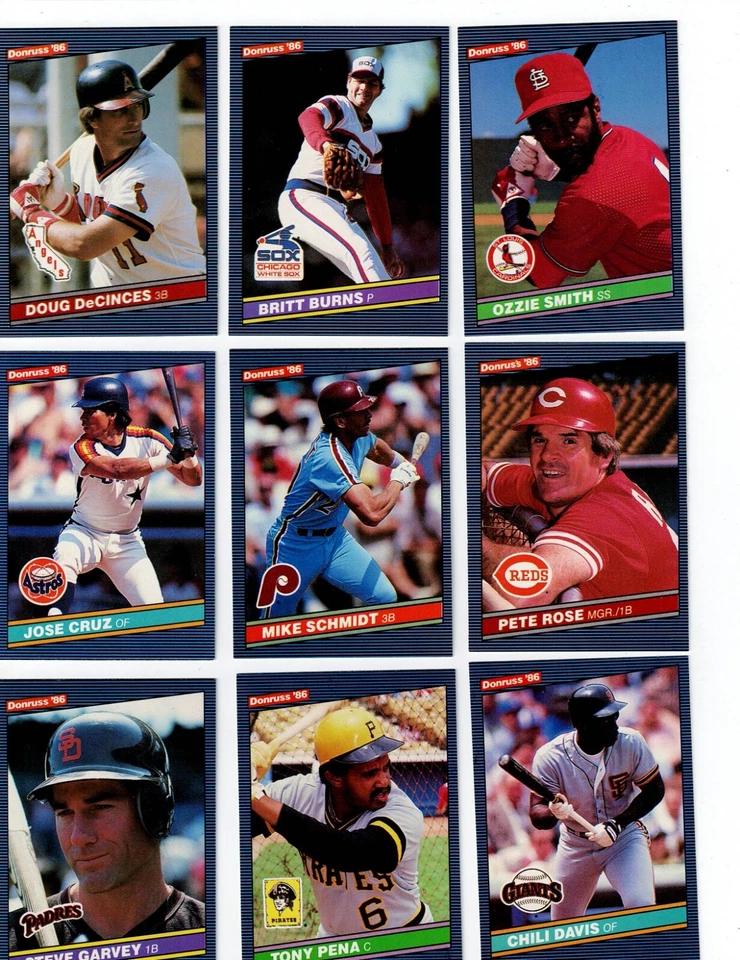 1986 DONRUSS Baseball Complete Your Set YOU PICK! 1-250 - Image 1 of 1