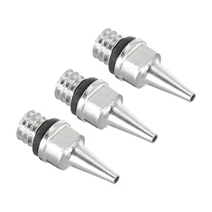 3Pcs 0.3mm Air Brush Nozzle Only Brass Nozzle Replacement Parts Accessories - Picture 1 of 5