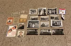 Lote de Fotos Años 1940 Años 1950 Tarjetas de Descarga Rango Insignia Segunda Guerra Mundial Corea Lote de Coleccionista - Imagen 1 de 12