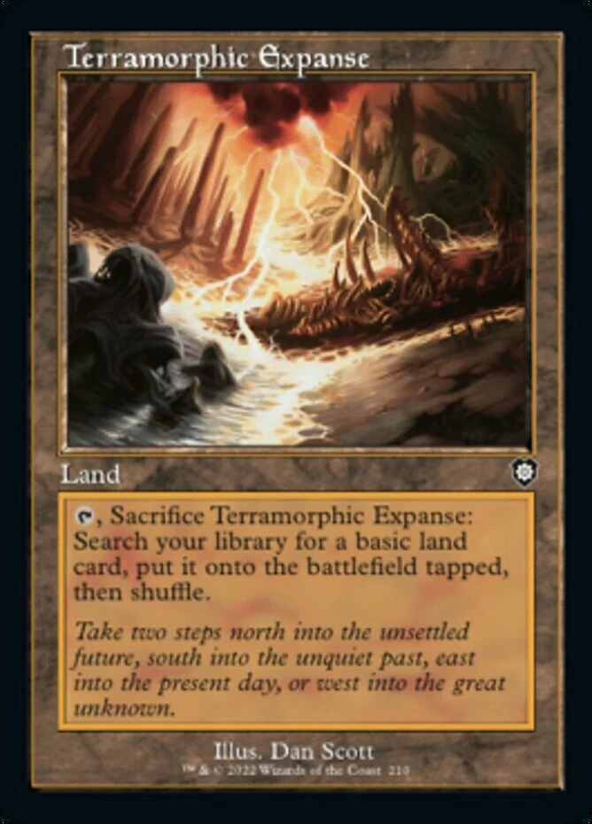 x1 Terramorphic Expanse C MTG Commander: The Brothers' War M/NM, English - Image 1 of 1
