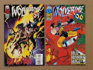 Wolverine '95 '96 Lote de 2 Anuales Marvel 1995 1996 Casi Nuevo - Imagen 1 de 2