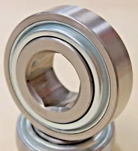 Premium 207KRR17 AG Bearing 1-1/4" Hex Bore Cylindrical OD | JD8650 HPC103GP3 - Picture 1 of 3