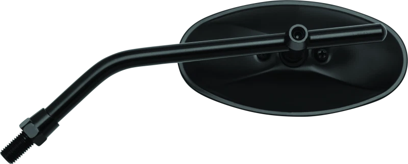 BikeMaster 600805  Adjustable Oval Mirror 10Mm - Each - Black Performance Parts - Image 1 of 1