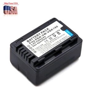 Battery For VW-VBK180 Panasonic HC-V10 HC-V10K HC-V11 HC-V100 HC-V100K HC-V100M - Picture 1 of 4