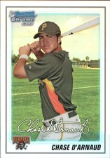 2010 (PIRATES) Bowman Chrome Prospects Refractors #BCP51 Chase D'Arnaud /777