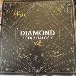 def leppard signierte lithographie band rock diamond star halos - Bild 1 von 3