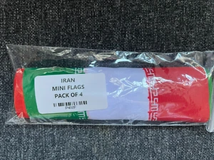 IRAN Pack of 4 Mini flags 22cm x 15cm FLAG 9x6 inches - Picture 1 of 1