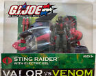 Mint Vintage G.I. JOE Valor vs Venom STING RAIDER With ELECTRIC EEL Figure