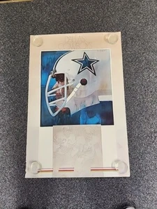 Original Vintage DALLAS COWBOYS 1978 NFL POSTER by Artist Bart Forbes 24"X 36" - Picture 1 of 6