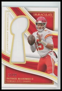 2023 Panini Immaculate #CME-PMA Patrick Mahomes II Championship Memorabilia #/99 - Picture 1 of 2