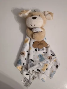 Baby Essentials Puppy Dog Lovey Plush Soft Security Blanket NWT - Picture 1 of 3