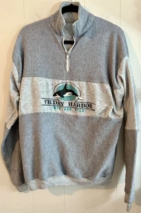 Suéter Friday Harbor Vintage Ballena Cuarto Cremallera, Talla L - Imagen 1 de 7