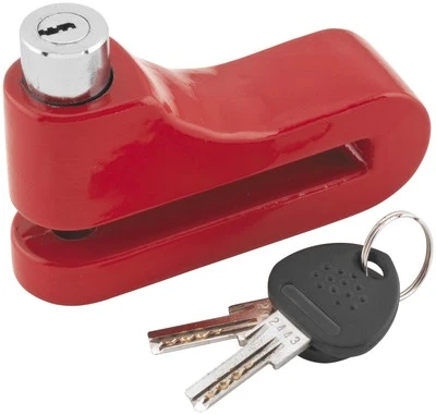 Bully Locks 10mm Disc Lock - Red - 1581L-RD - Image 1 of 2