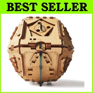 Philosopher's Stone Wooden Puzzle - Mind-Boggling Riddles - Picture 1 of 8