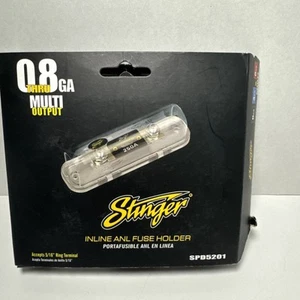 Stinger SPD5204 Inline ANL Fuse Holder with ShocKrome Plating 0 Ga In & 0 Ga Out - Picture 1 of 4