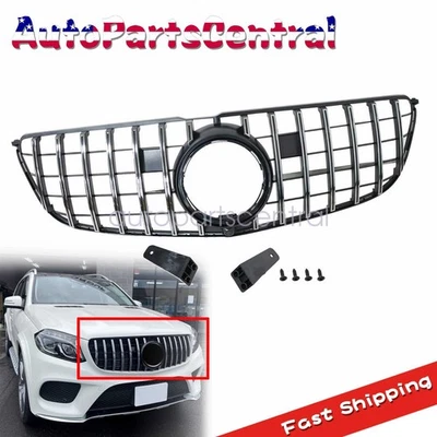Front Grille for 2016-2019 Mercedes-Benz GLS X166 GLS450 Bumper Grill - Изображение 1 из 4