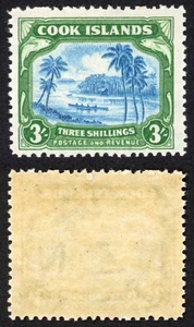 Cook Island SG145 1944 3/- Top und Schlüsselwert U/M Cat 45 Pfund - Bild 1 von 1