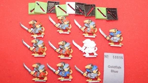 Games Workshop Skaven Warriors x10 Swords Games Workshop Warhammer Quest Clanrat - Foto 1 di 4