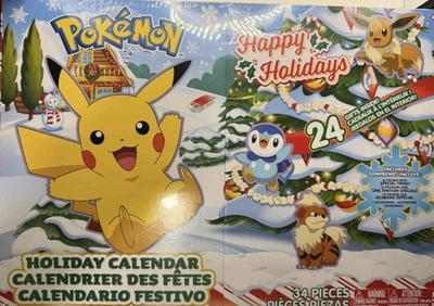 Pokemon Holiday Limited Edition Advent Calendar - Jazwares Exclusive NEW! - Image 1 of 3