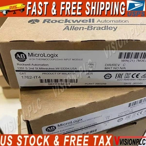 1762-IT4 SER A New Sealed Allen-Bradley MicroLogix Themocouple/mV Module 1762IT4 - Picture 1 of 2