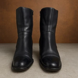 Ladies Leather Boots 8 - Picture 1 of 3