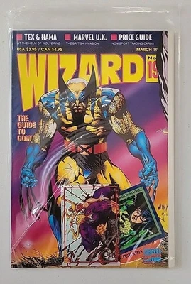 Wizard Collectible Comic Price Guide #19 Original Packaging March 1993 - Image 1 of 2