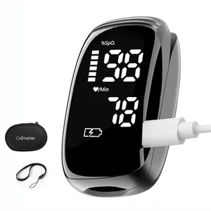 Pulse Oximeter, Meter, Fingertip Pulse Oximeter, Rechargeable Pulse Oximeter,... - Picture 1 of 6