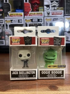 Funko Pocket POP Keychain Jack and Oogie Boogie Nightmare Before Christmas - Picture 1 of 5