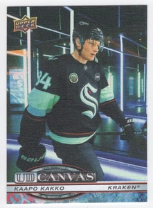 2025-26 Upper Deck UD Canvas Kaapo Kakko Seattle Kraken #C-4 - Foto 1 di 2