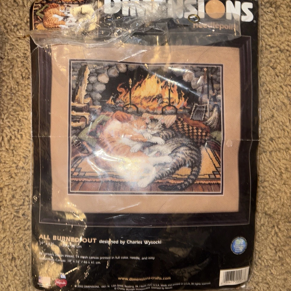 Dimensions All Burned Out Needlepoint Kit - New - Image 1 of 4