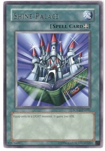 Tarjeta Yu-Gi-Oh - SOVR-EN091 - SHINE PALACE (rara) - casi nueva - Imagen 1 de 1