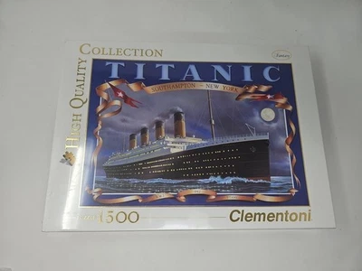 Titanic 1500 Puzzle Clementoni Southampton New York High Quality Ocean Liner NEW - Image 1 of 2