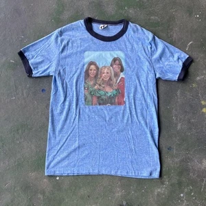 70 80 s downerwear ringer T-Shirt Charlie s Angels - Picture 1 of 6