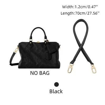 Correa de hombro de cuero genuino para axilas para bolsa suave LV Speedy 30 Foto 1 de 4