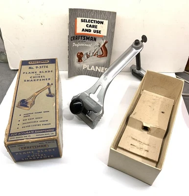 Vtg Sears Craftsman 9-3774 Chisel & Plane Blade Sharpening Guide Newton made usa - Image 1 of 4