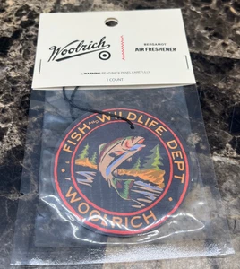 Ambientador de Bergamota Woolrich X Target Departamento de Pesca y Vida Silvestre NUEVO - Imagen 1 de 2