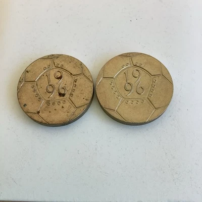2x 1996 Euros UK £2 Two Pound Coins Collectable Items - Image 1 of 3