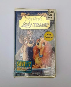 LADY AND THE TRAMP (1998) - New Sealed Disney Masterpiece VHS (See Description) - Picture 1 of 6