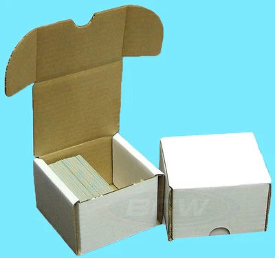 2 BCW 200 COUNT CARDBOARD STORAGE BOXES Sports Card Holder Case Hockey Trading - Image 1 of 3