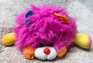 MINI PUFFLING POPPLES Baby Rosa Plüsch Mini Etikett Vintage 1986 - Bild 1 von 5